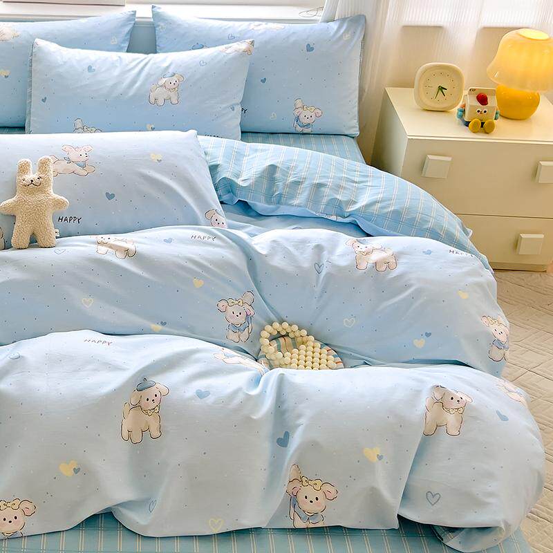 100%纯棉被套单件亲肤透气