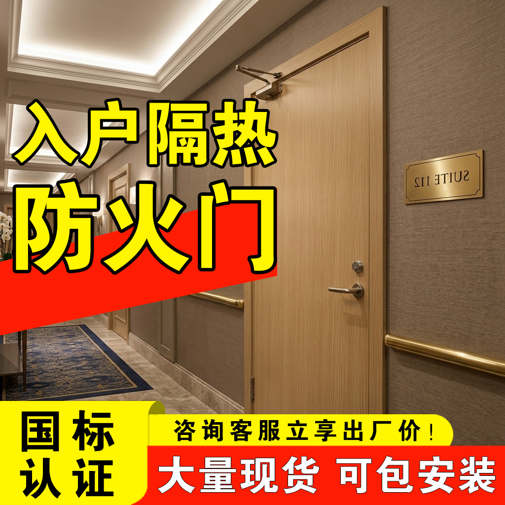 入户隔热防火门国标认证消防验收