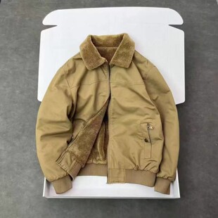 陆海丰潮男甄选男装美单空军飞行服男士两面穿加厚绒保暖夹克外套