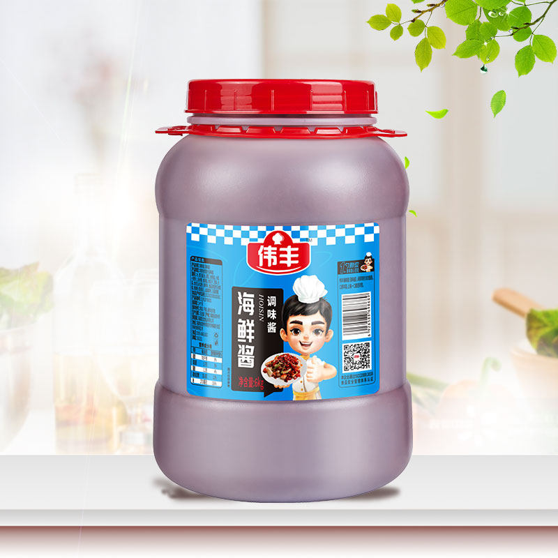 伟丰海鲜酱6kg 烧烤调味酱火锅蘸料烤鸭酱红烧拌面调料酱商用
