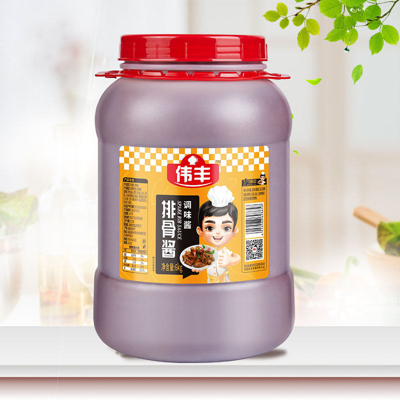 伟丰排骨酱6kg 烧烤酱意大利面酱烤鸭拌面酱红烧糖醋肉酱商用