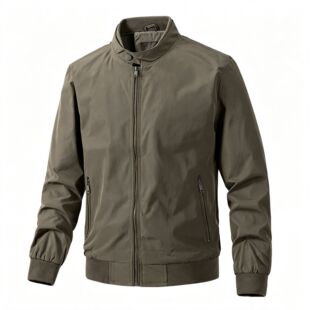 Slim-fit jacket sport coat商务大码纯色夹克男运动休闲户外外套