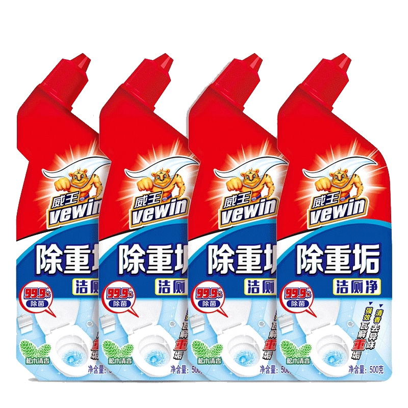 nc超威威王除菌洁厕灵除重垢净祛味家用马桶清洁剂清香型强力500g