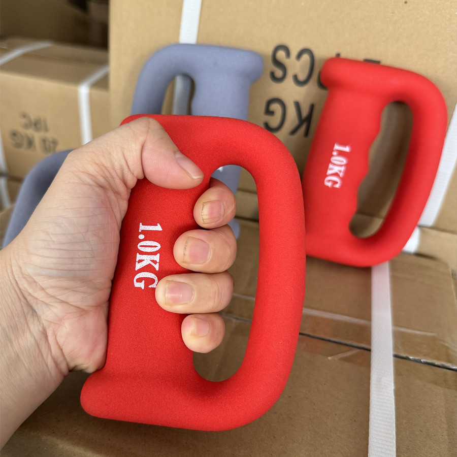 拳击训练用铸铁包胶浸塑哑铃