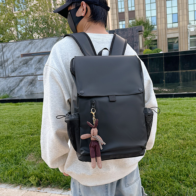 2026新款男士双肩包商务上班通勤差旅电脑背包简约高中大学生书包