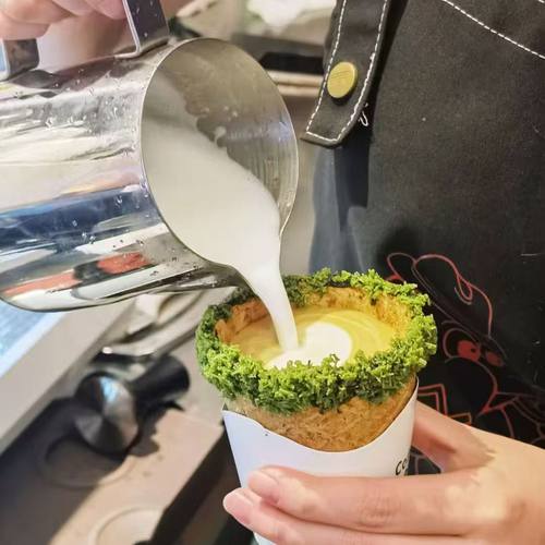 饼干杯可食用奶茶咖啡脆皮杯食用