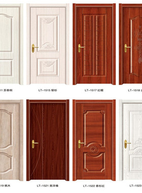 室内门套装门房间门卧室门经济型免漆门生态烤漆门厂家直销钢木门