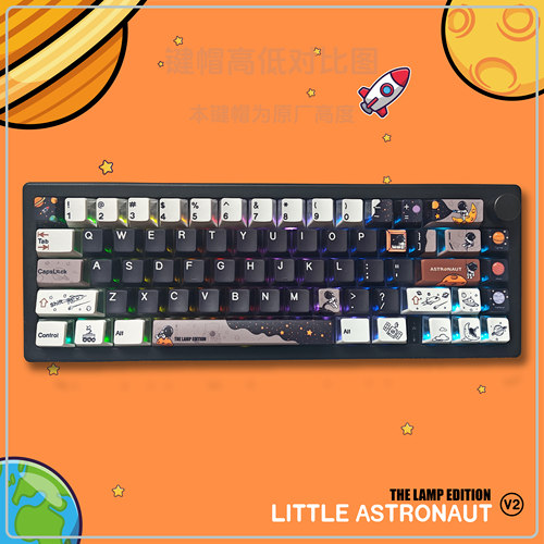 指尖文创同款PC材质三面透键帽