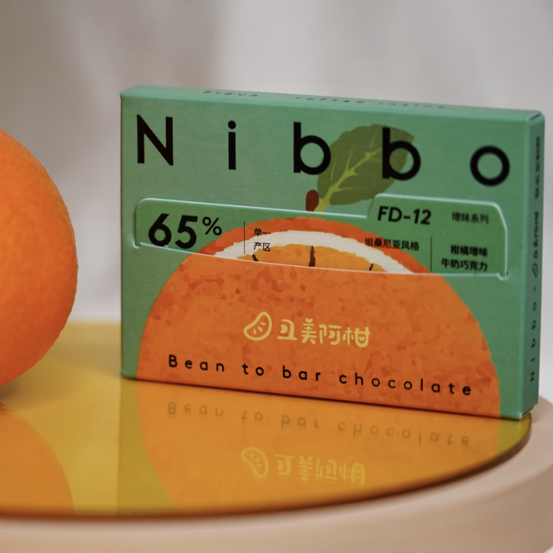 Nibbo丑美阿柑牛奶巧克力