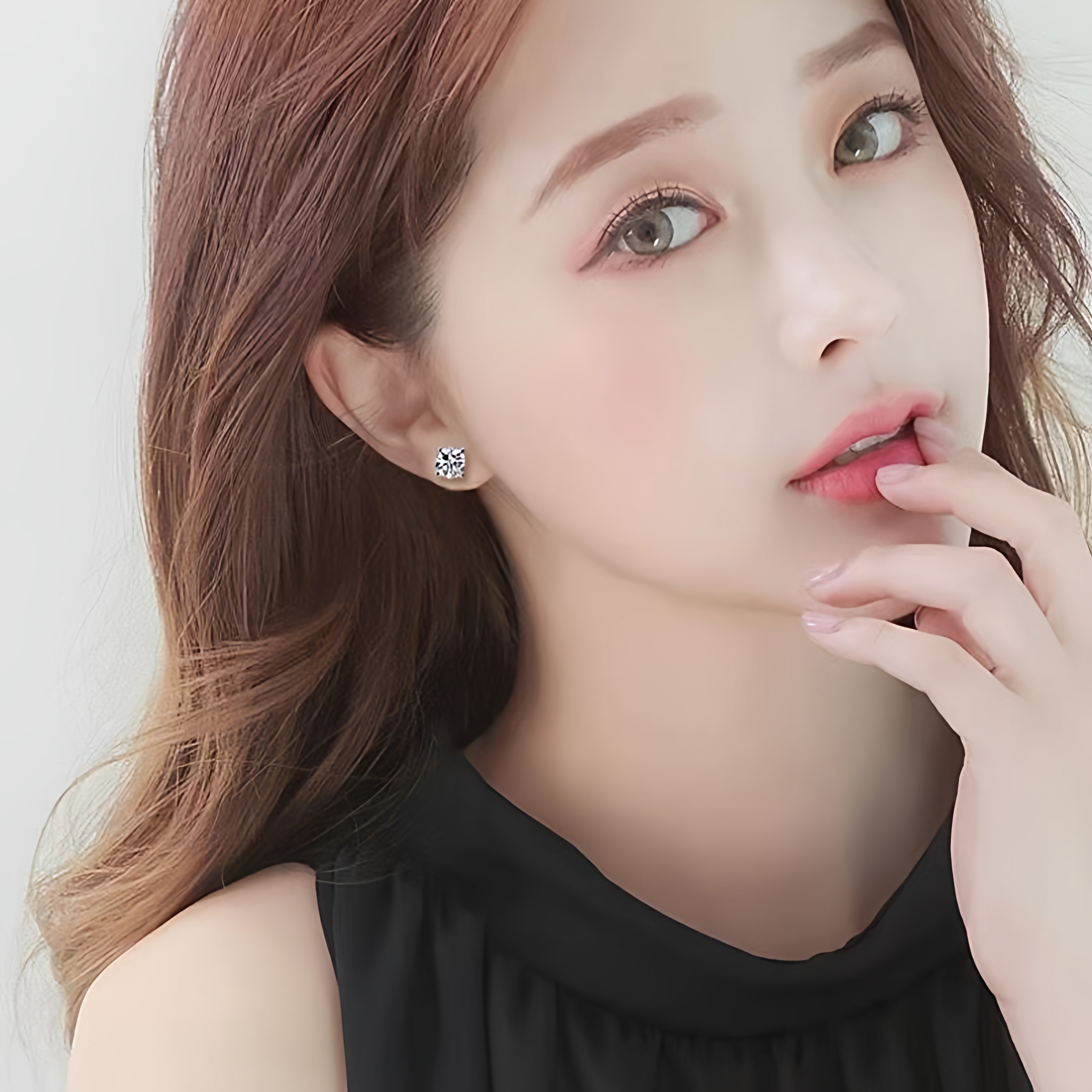 爆闪高碳！钻轻奢气质单钻锆石日常百搭养耳耳钉耳骨钉百搭莫桑石,饰品/流行首饰/时尚饰品新,银饰耳饰,淘宝优惠券,粉丝福利购,淘宝优惠卷