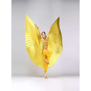 儿童肚皮舞金翅 舞蹈服披风 少儿印度舞金翅道具肚皮舞演出服舞翅