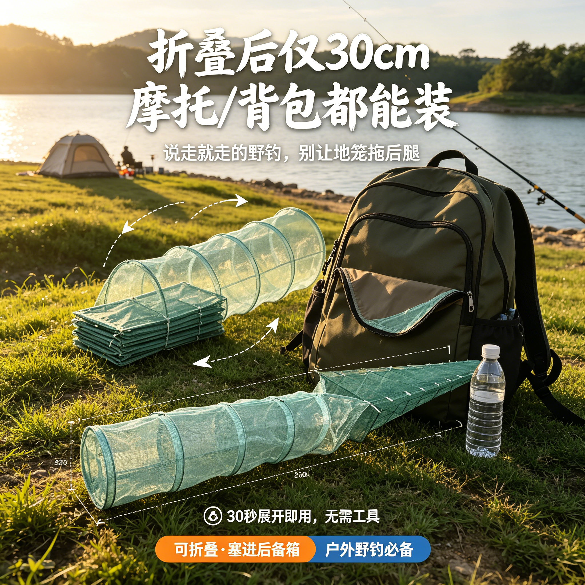 盖笼带翅膀飞机笼纱窗布捕鱼龙虾小眼加密渔网鱼网鱼笼虾笼泥鳅笼