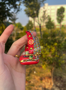 适用Applewatch456SE苹果表带本命年转运编织红绳iwatch苹果表带9