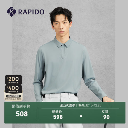 RAPIDO雳霹道长袖POLO衫