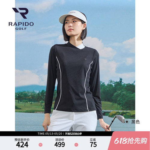RAPIDO雳霹道女士轻薄长袖POLO衫