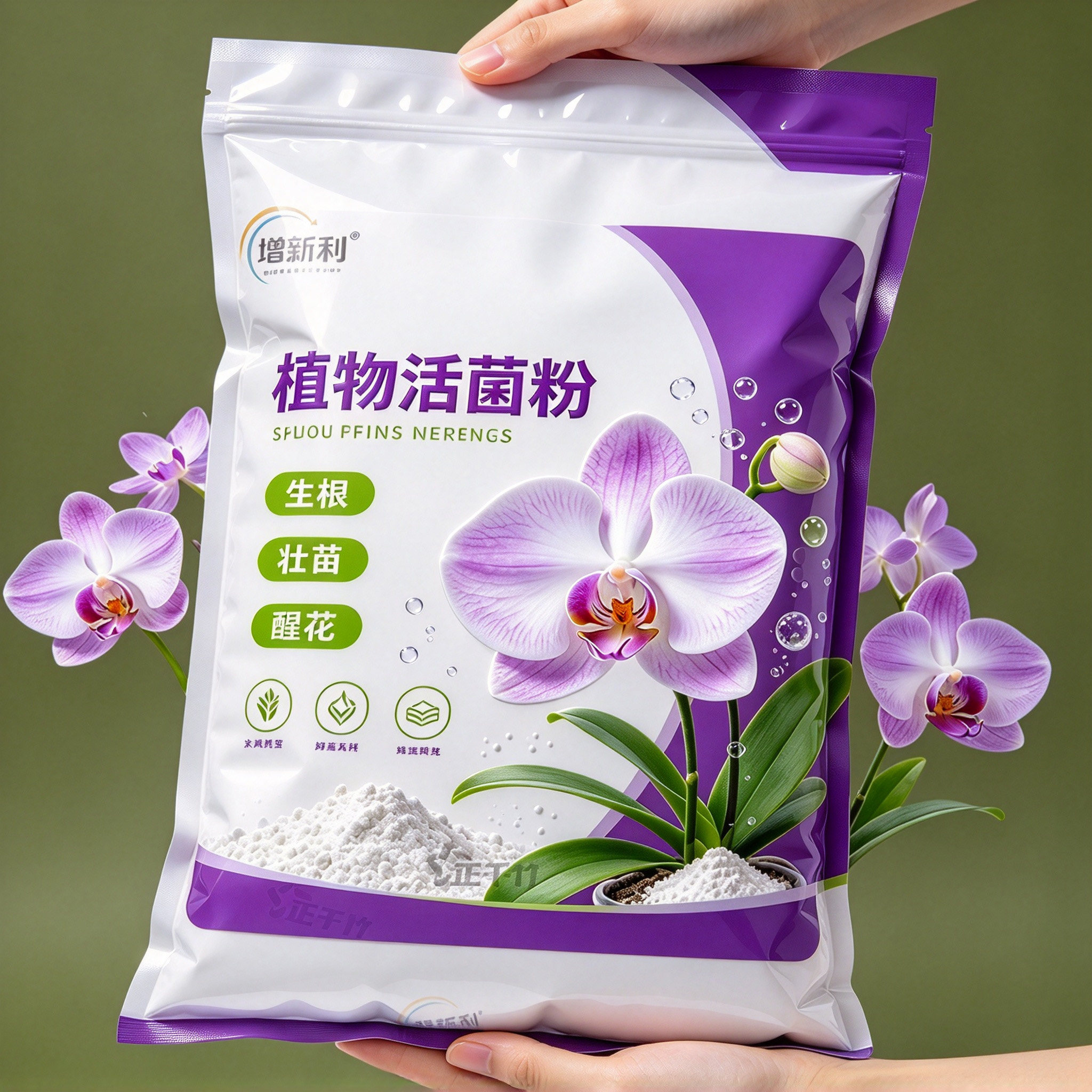 植物活菌粉兰花专用菌微生物菌剂养根壮根防烂根水溶肥兰菌粉肥料
