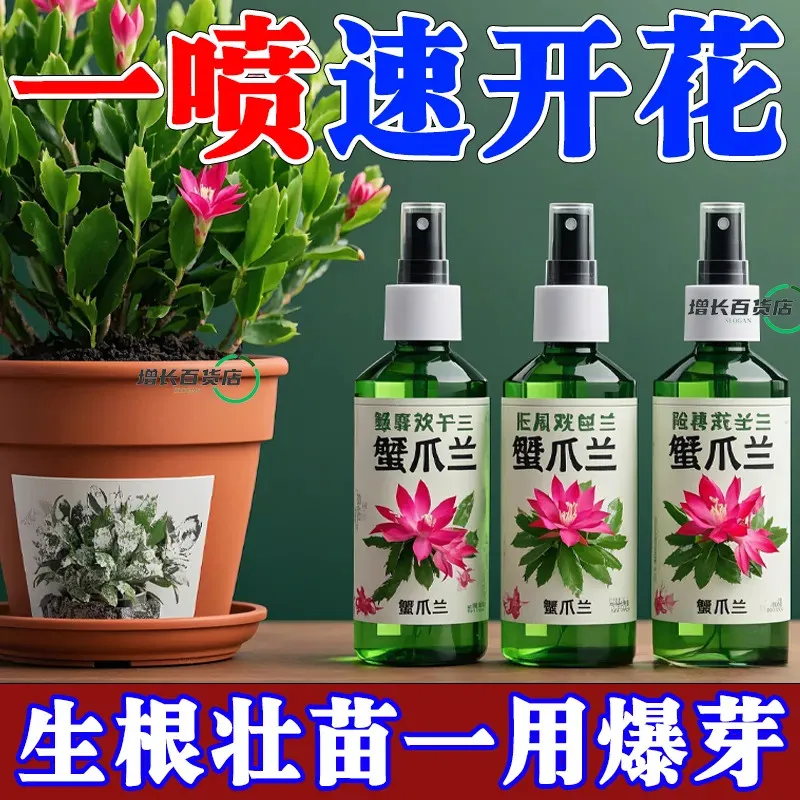蟹爪兰专用免稀释营养液植物型叶面一喷绿催箭促花绿叶壮根营养液,鲜花速递/花卉仿真/绿植园艺,家庭园艺肥料,淘宝优惠券,粉丝福利购,淘宝优惠卷