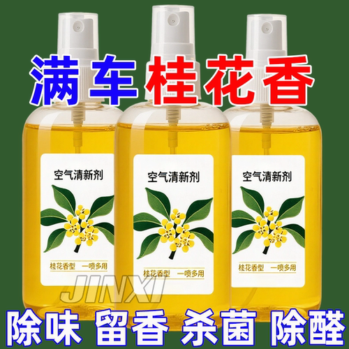 车内除异味空气清新剂车载香水自动净化喷雾杀菌除臭汽车香水香薰