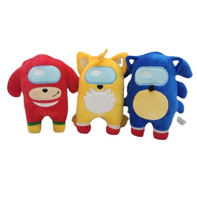 动漫sonic超音鼠动画索尼克变身狼人杀毛绒玩具玩偶娃娃公仔