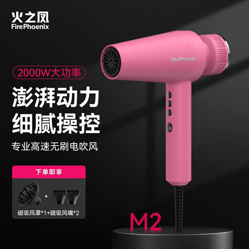 火之凤吹风机M2理发店发廊发型师专用家用大功率负离子高速风筒