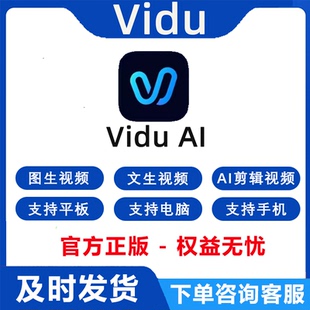 Vidu积分ai会员视频剪辑图文视频ai 生成剪辑月付年付充值续费