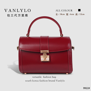 【法国高定高级版本红波斯顿】包三代万里鹿新款单肩包9922