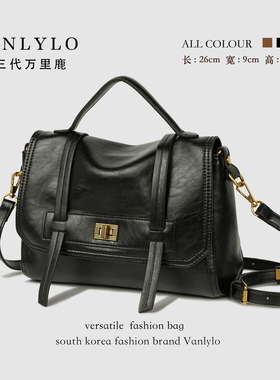 【剑桥包】包三代万里鹿新款单肩包88289