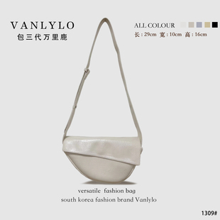 白包三代万里鹿新款单肩包1309