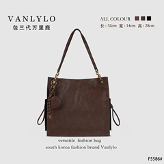 【苦咖啡托特】大包 可放14寸笔记本 单肩包 不可以斜挎F5586