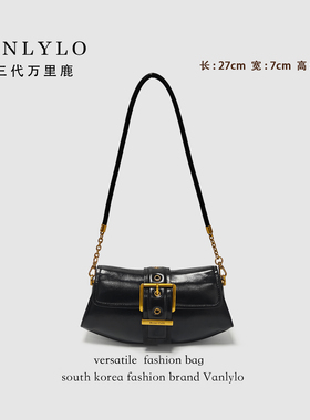 【黑金摇摇包】包三代万里鹿新款单肩包9780