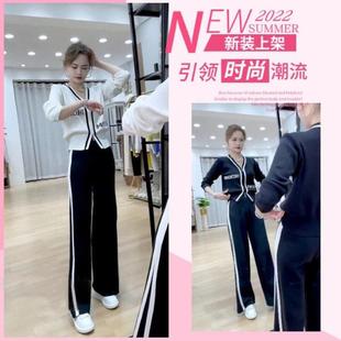 2024女士显瘦春装新款休闲减龄气质时尚两件套百搭潮套装爆款网红