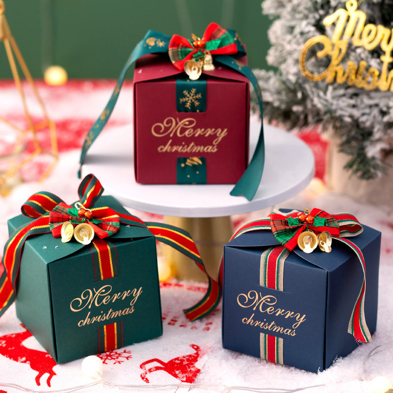 2025平安夜苹果礼盒新款圣诞苹果盒平安果包装儿童礼物糖果包装盒