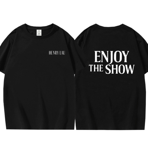 刘宪华HENRY演唱会同款短袖t恤EnjoyTheShow华丽宪场周边应援衣服