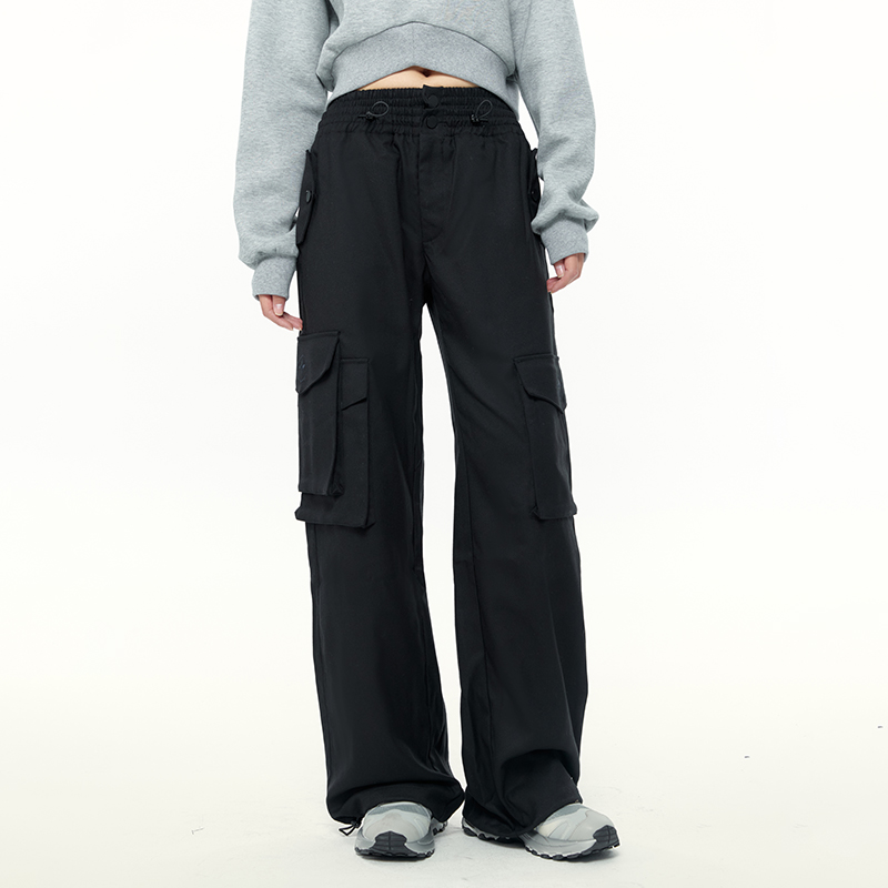 高腰Lexuris乐序长裤工装裤