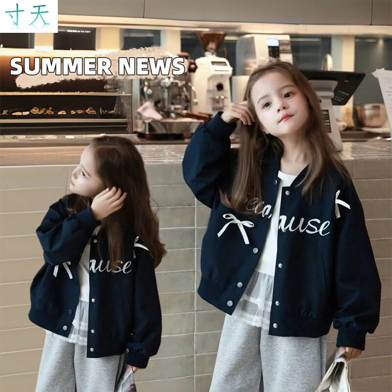 韩国女童棒球服外套春秋