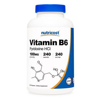 nutricost维生素b6胶囊养发口腔