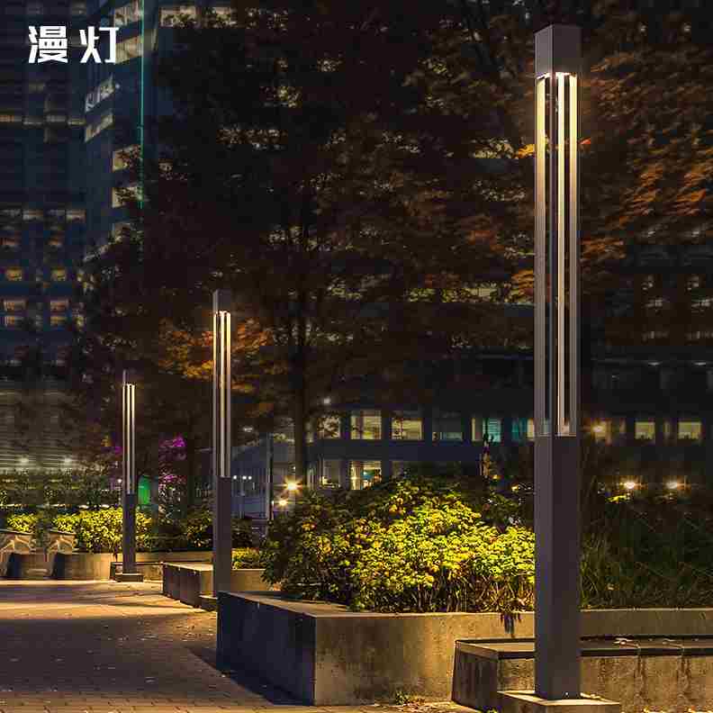 户外灯别墅小区路灯高杆灯防水草坪灯现代庭院灯景观灯3米4米柱灯
