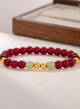 灯笼石榴红手串女时尚新中式