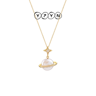 一撇一捺YPYN精致星球项链925银巴洛克珍珠吊坠梦幻2025年新品