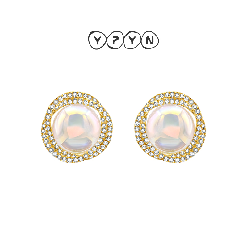 一撇一捺小香风女耳钉