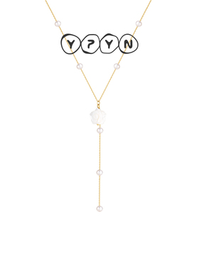 一撇一捺YPYN珍珠项链女14K金2024新款小众设计高级感轻奢锁骨链