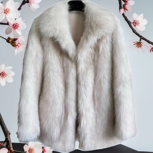 衫韵神明少女桐乡崇福仿狐狸毛环保皮草短款加厚毛毛外套女