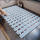 TPE酒店纯浴室防滑垫淋浴房洗澡脚垫厕所卫生间家用防水防摔地垫