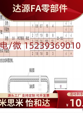 怡和达平皮带食品用EMS41/42/43/44/45/46-W10 15 20 25 30 40-L