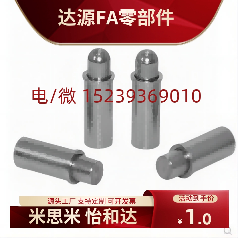 平头小径不锈钢弹簧柱塞