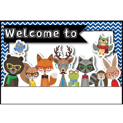 图文部落classroom门牌美式贴画