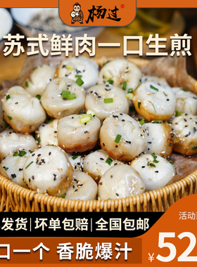 杨过一口生煎包儿童半成品速食早餐即食速冻小笼夜市摆摊网红小吃