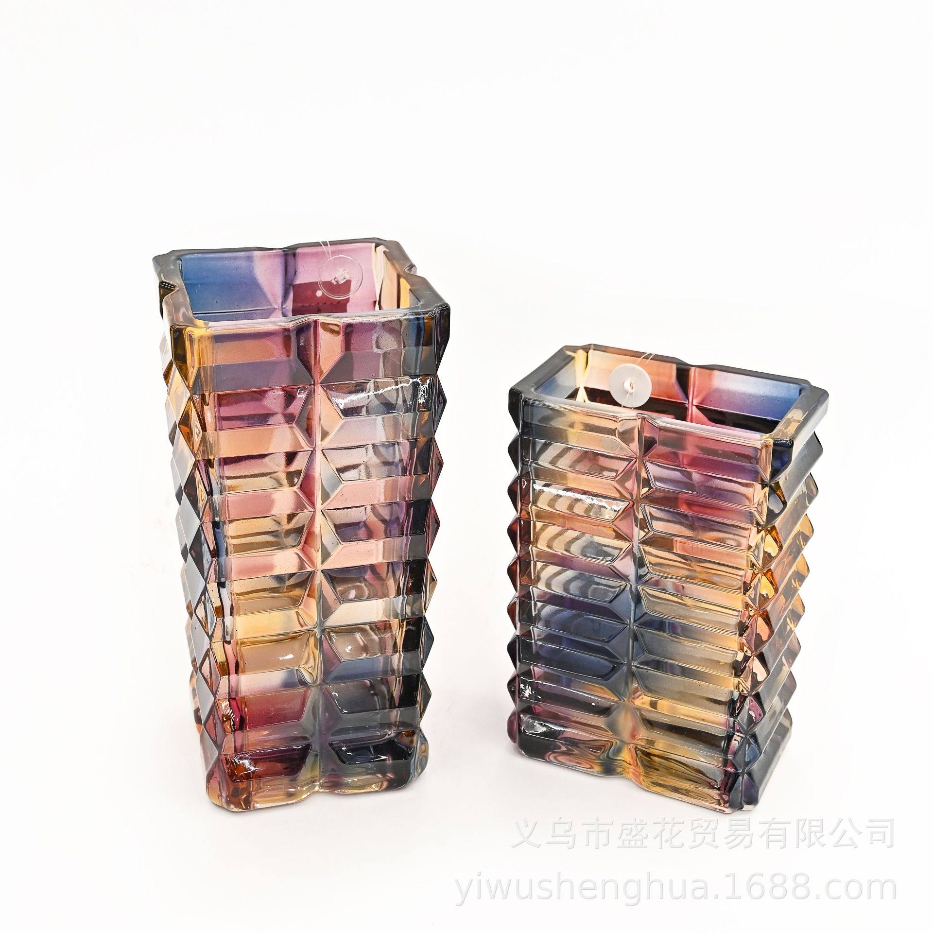 厂家直销水晶加厚玻璃花瓶北欧风创意家居客厅插花器艺术摆件批发,橡塑材料及制品,其他塑料制品,淘宝优惠券,粉丝福利购,淘宝优惠卷