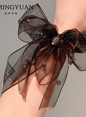 一眼心动~高端洋气时尚头绳发圈女士高级感头花头饰发饰2025新款