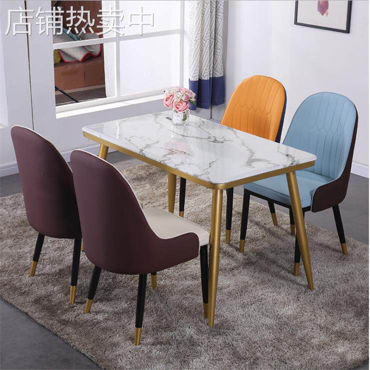 简约餐椅酒店咖啡厅椅家用酒店软包椅子奶茶店休闲靠白头企石向春